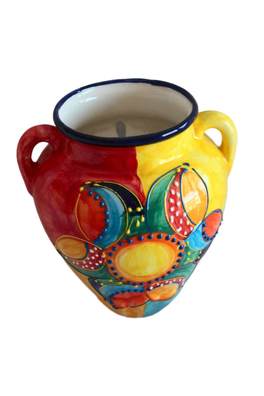 Wall Hanging Planter - Spanish Wall Tinaja - Spanish Sun